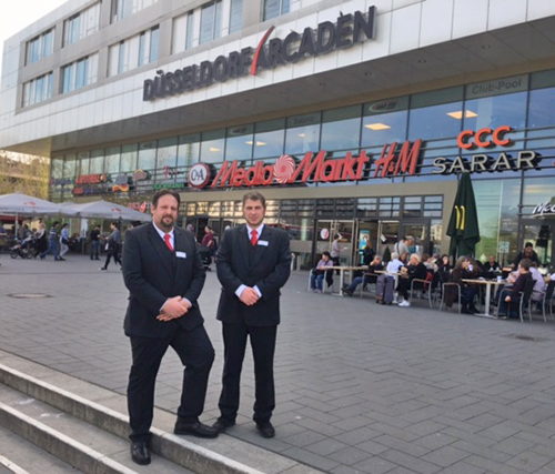 Einsatz Düsseldorf: Das Team von H2K Security + Services ist nun auch in den »Düsseldorf Arcaden« tätig.